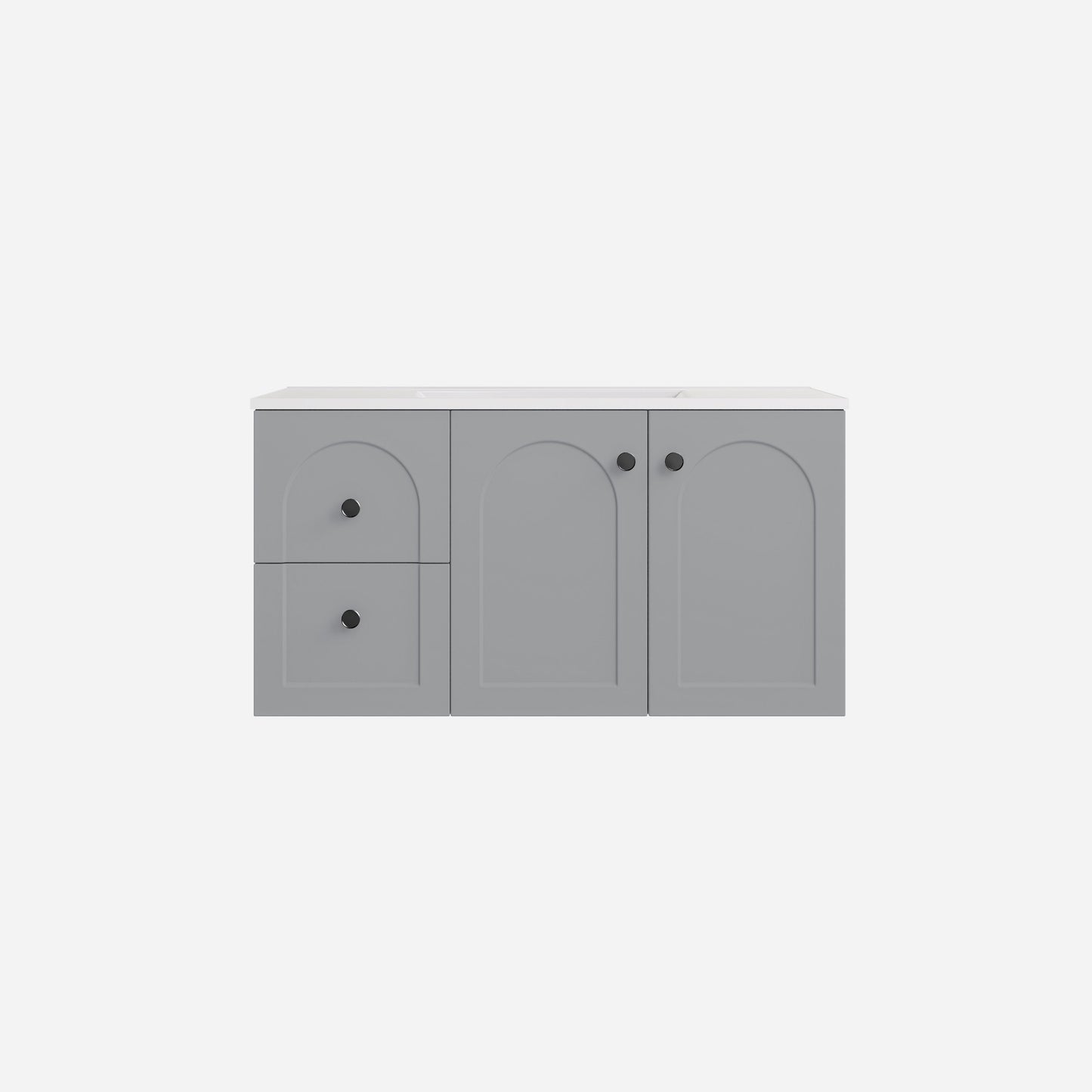 Chester Federation wall hung PVC Cabinet Grey