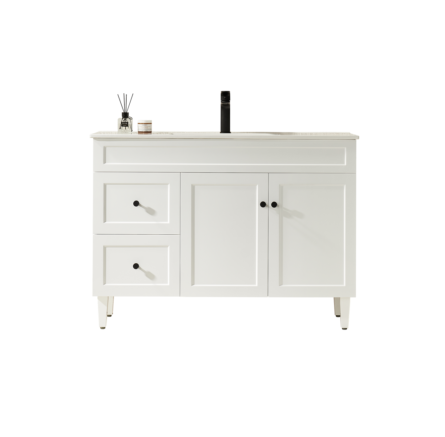 Harold Federation Free Standing Cabinet Matte White