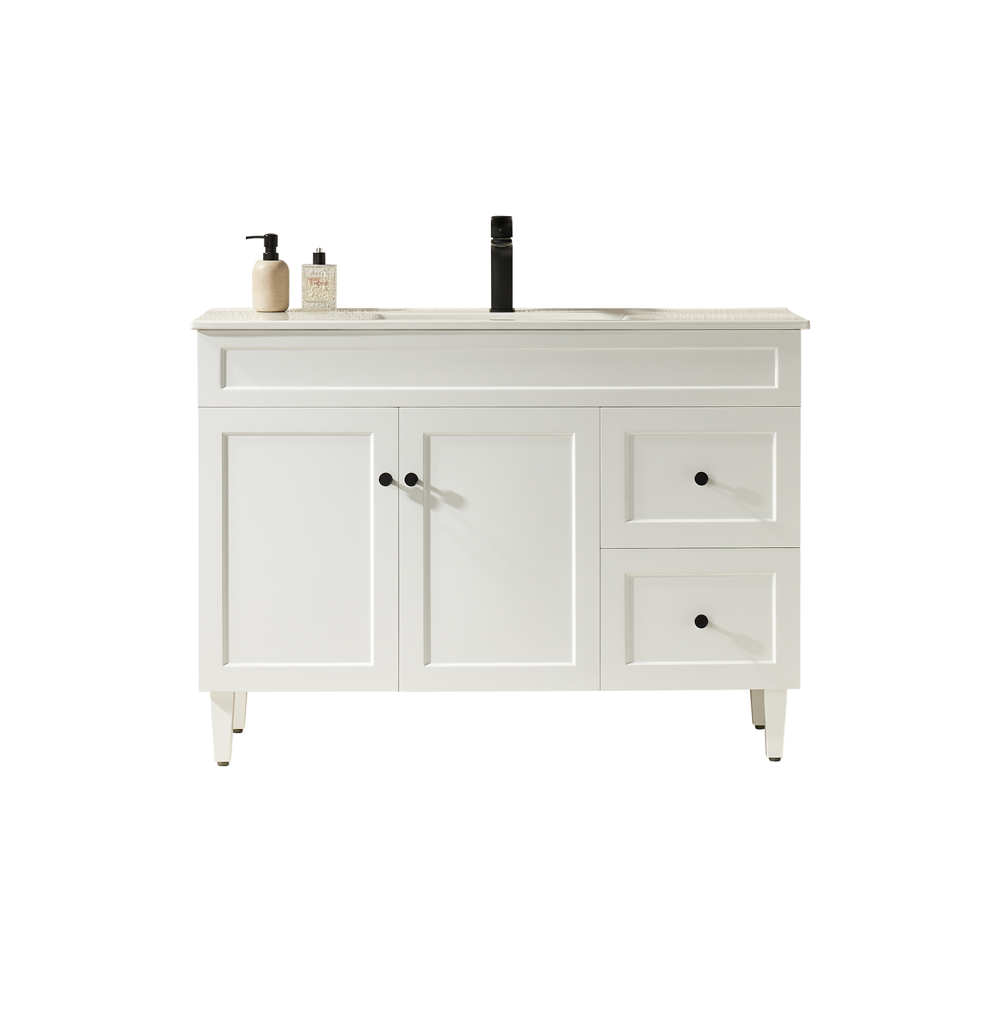 Harold Federation Free Standing Cabinet Matte White