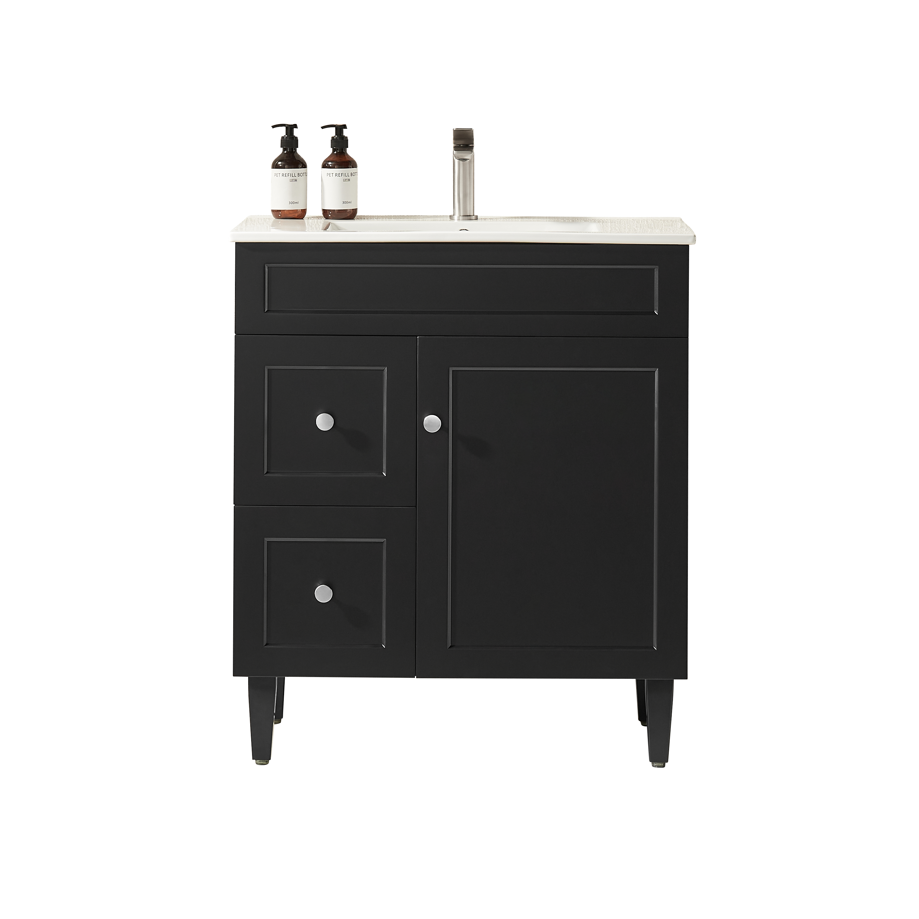 Harold Federation Free Standing Cabinet Matte Black