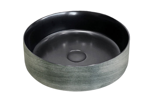 Florencia Counter Top Basin Scratch Black/Matte Black