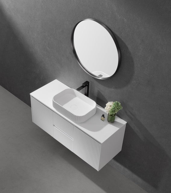 Lukka Bathware Orbis Frame Mirror Lk-Fm — Brushed Nickel, Wall Mirrors, Round