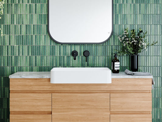 Timberline Fergus Semi Recessed Basin White Gloss