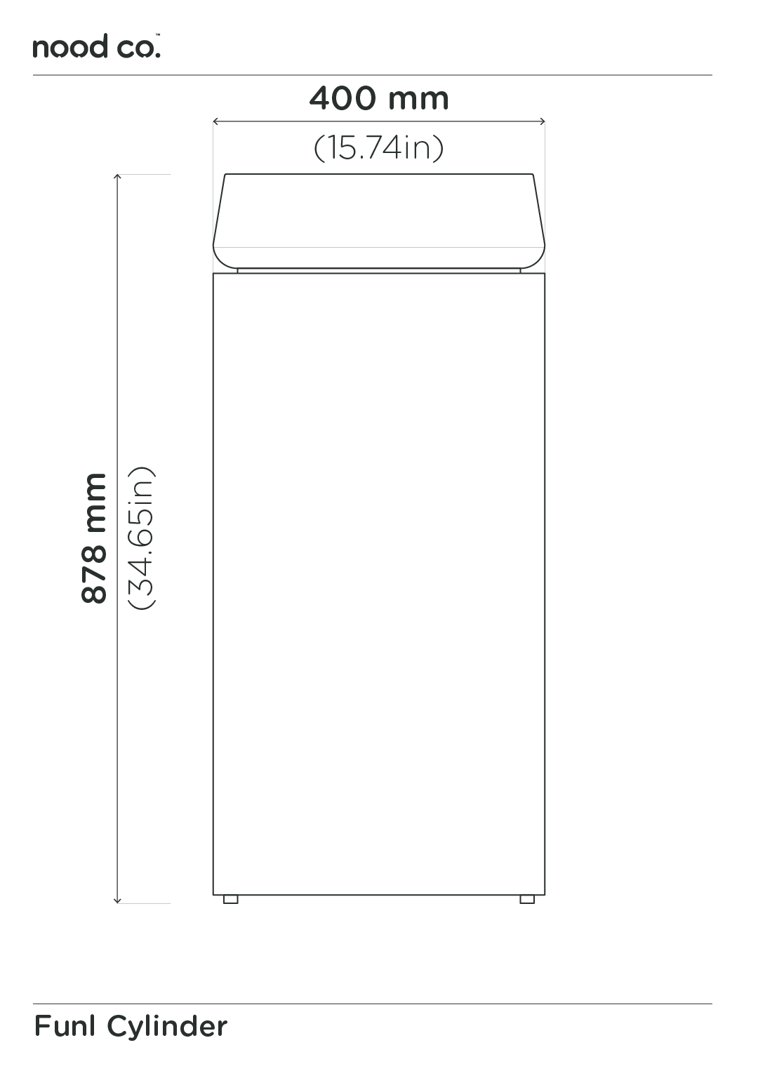 Cylinder - Funl Basin (Teal)