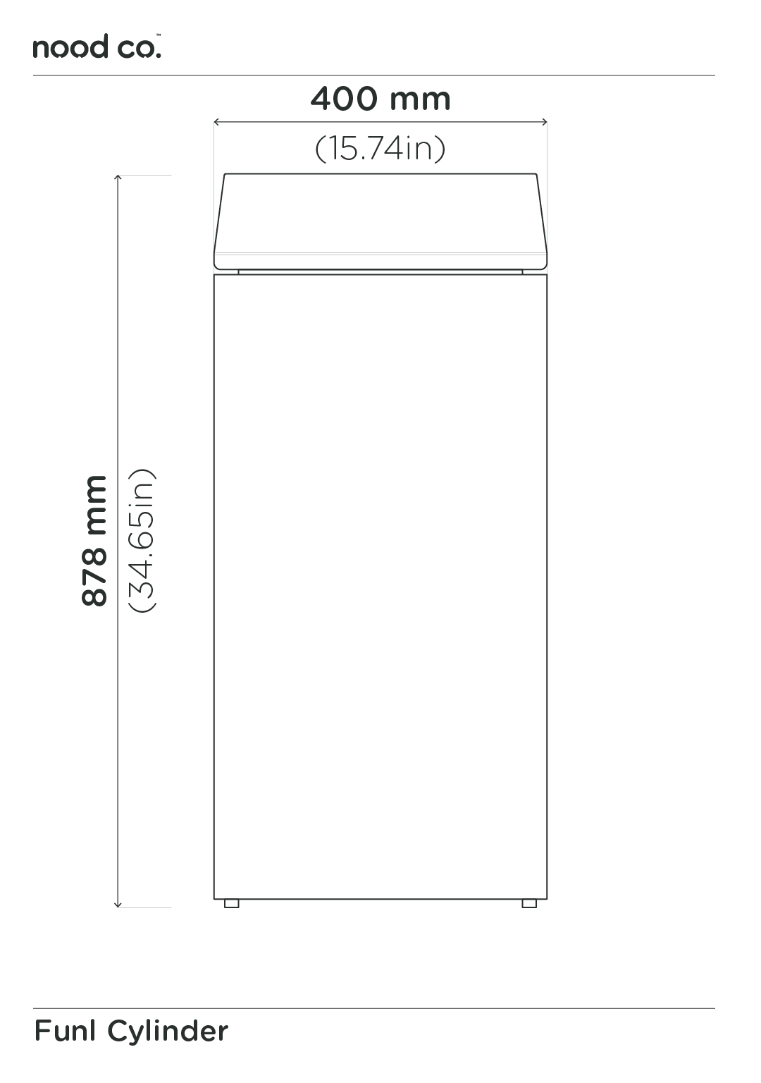 Cylinder - Funl Basin (Wheat)