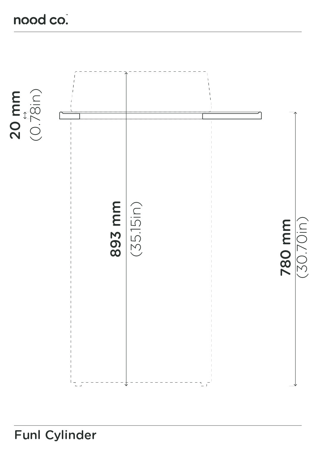 Cylinder - Funl Basin (Wheat)