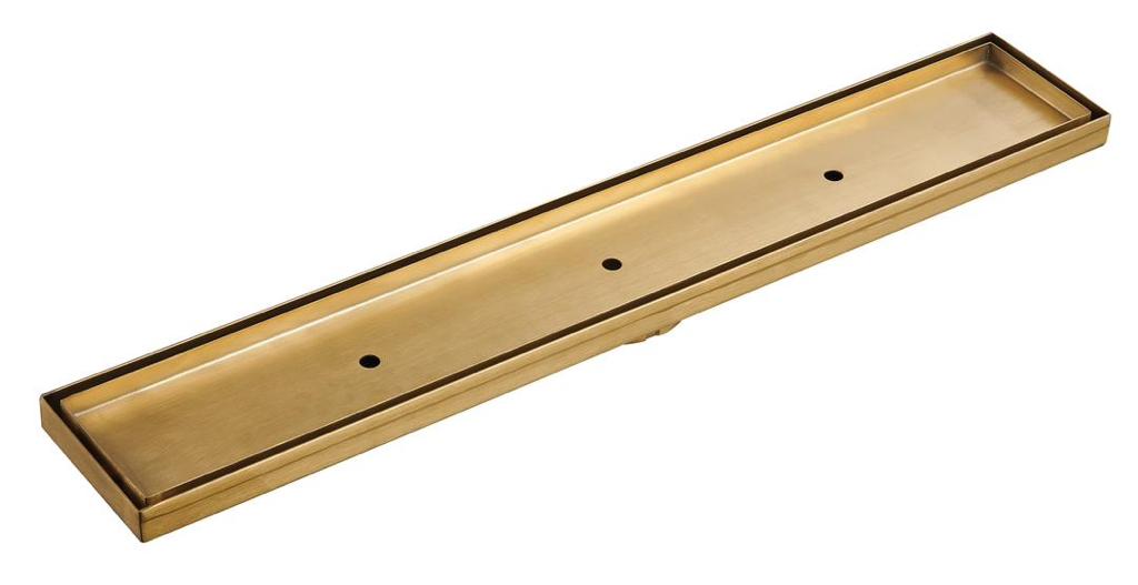 Electroplated Gold Tile Insert Drain Centre Outlet GDZCO