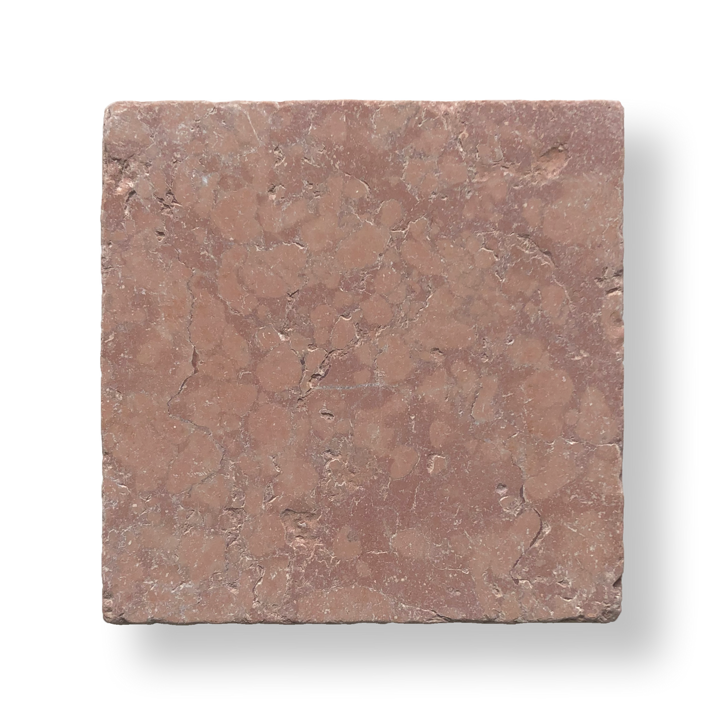 Gerroa Rosso Verona Limestone Tumbled Natural Stone Square Tile