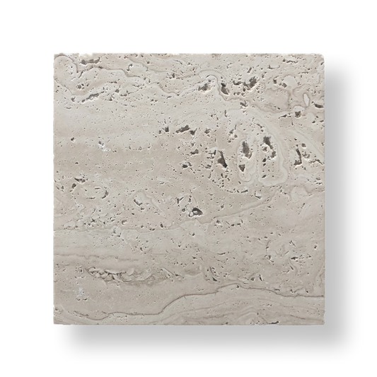 Gerroa Travertine Classic Tumbled Natural Stone Square Tile