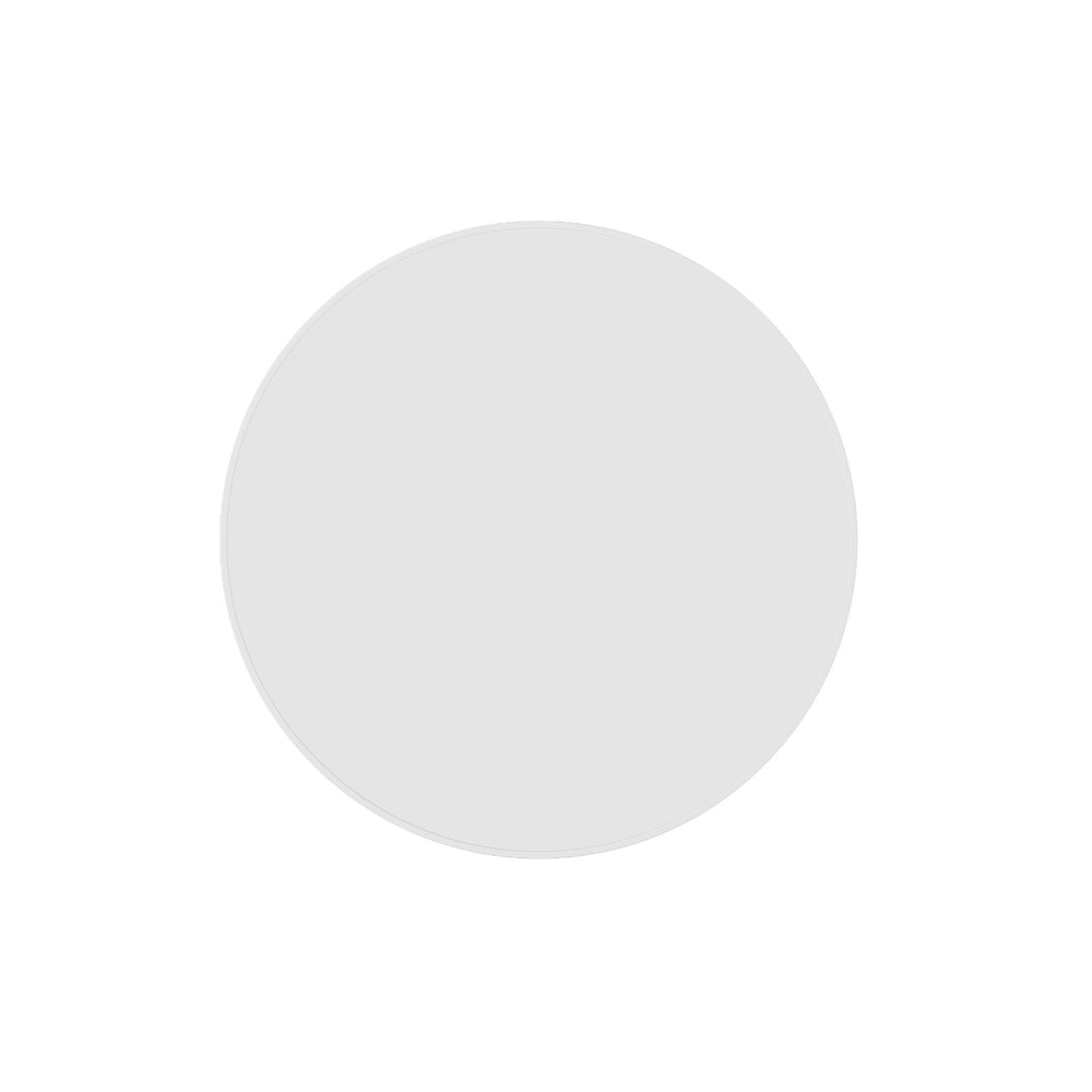 GR6060WD Round White Framed Mirror Including Demister