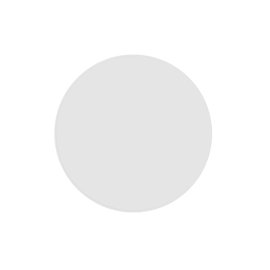 GR6060W Round White Framed Mirror