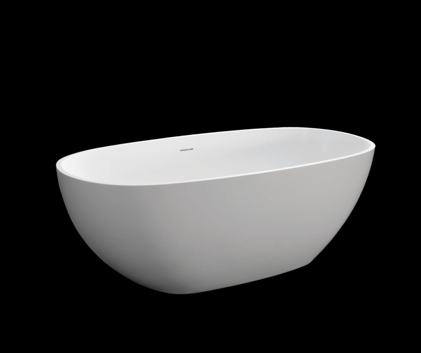 Georgia VX20 1650 Freestanding Stone Bath with Overflow