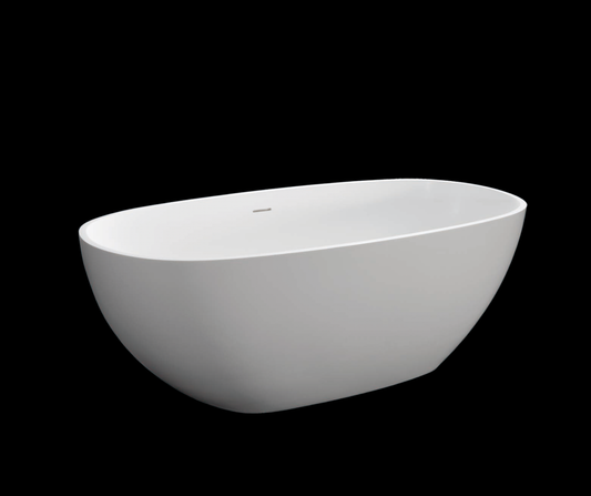 Georgia VX20 1650 Freestanding Stone Bath with Overflow