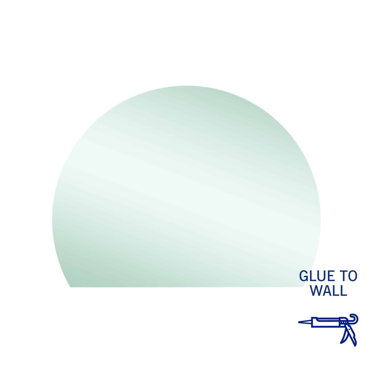 HD1290GT D-Shaped Polished Edge Mirror
