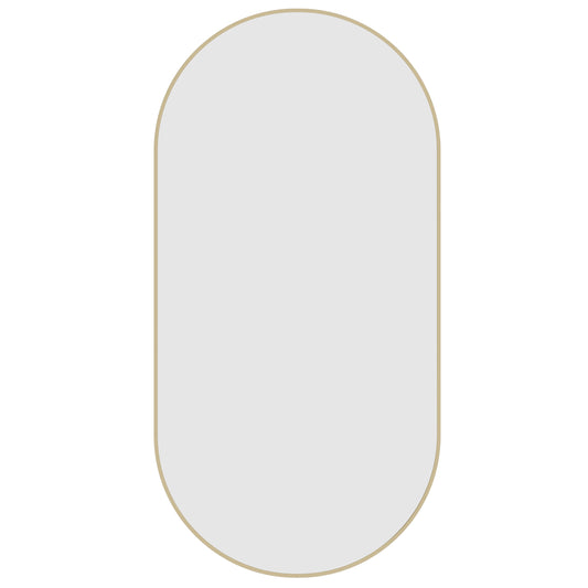 HP5010G Pill Gold Framed Mirror