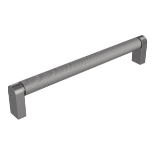 Timberline Knurled Bar Brushed Gold Handle - Chrome