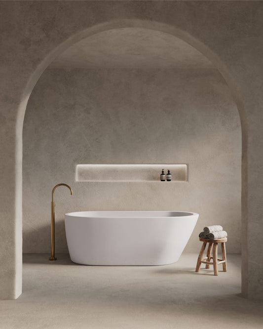 Juno Freestanding Bathtub (Ivory)