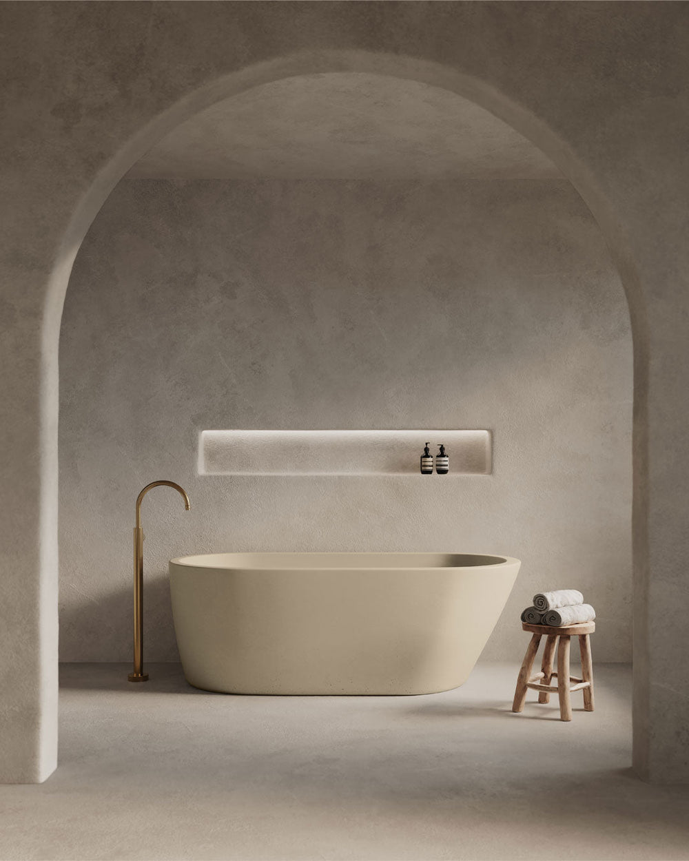 Juno Freestanding Bathtub (Sand)