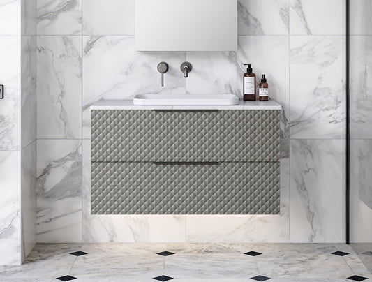 Timberline Henley Vanity White Gloss