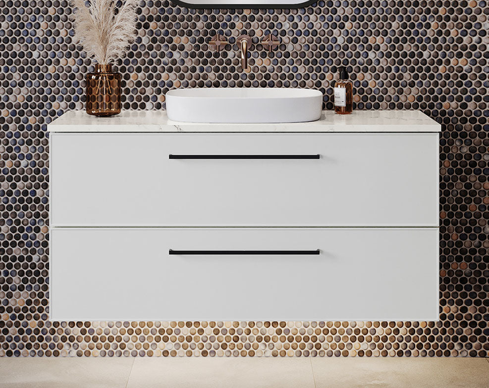 Timberline Henley Vanity White Gloss