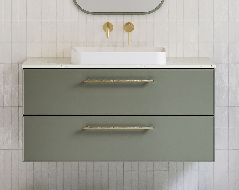 Timberline Henley Vanity White Gloss