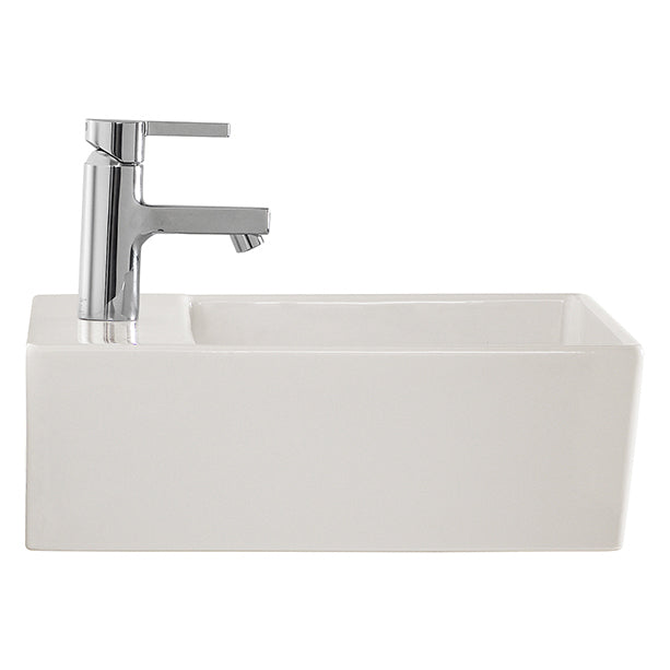American Standard Heron Above Counter Basin — White, Ceramic