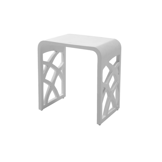 Ivy Solid Surface Shower Stool IS4027W