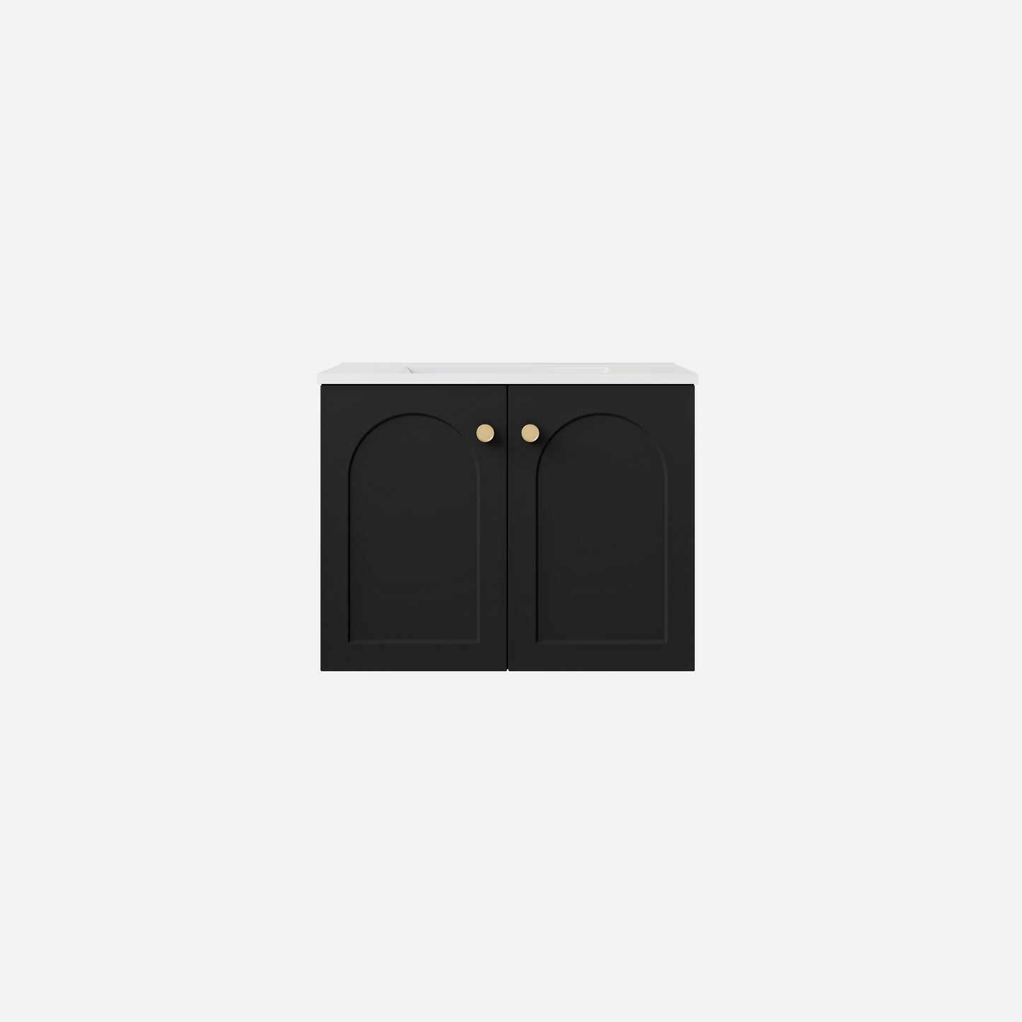 Chester Federation wall hung PVC Cabinet Matte Black
