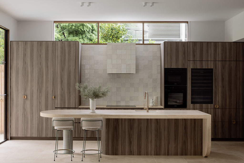 ROUND PICCOLA PULL OUT KITCHEN MIXER TAP