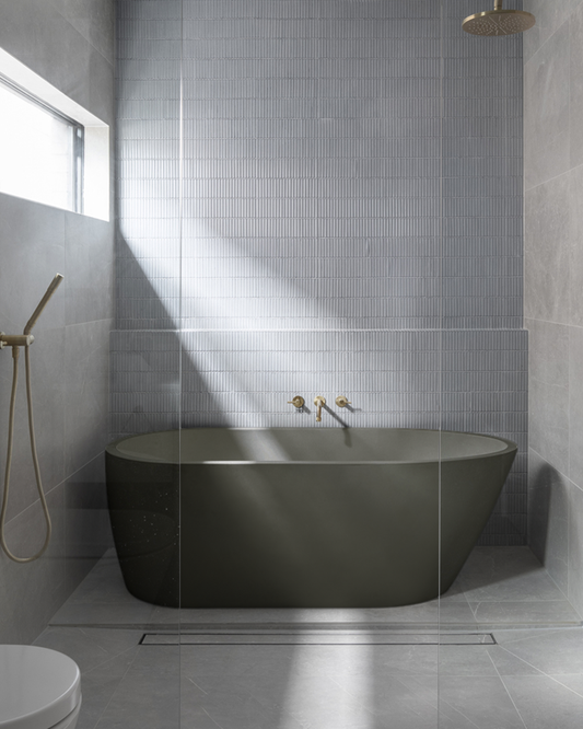 Juno Freestanding Bathtub (Mid Tone Grey)