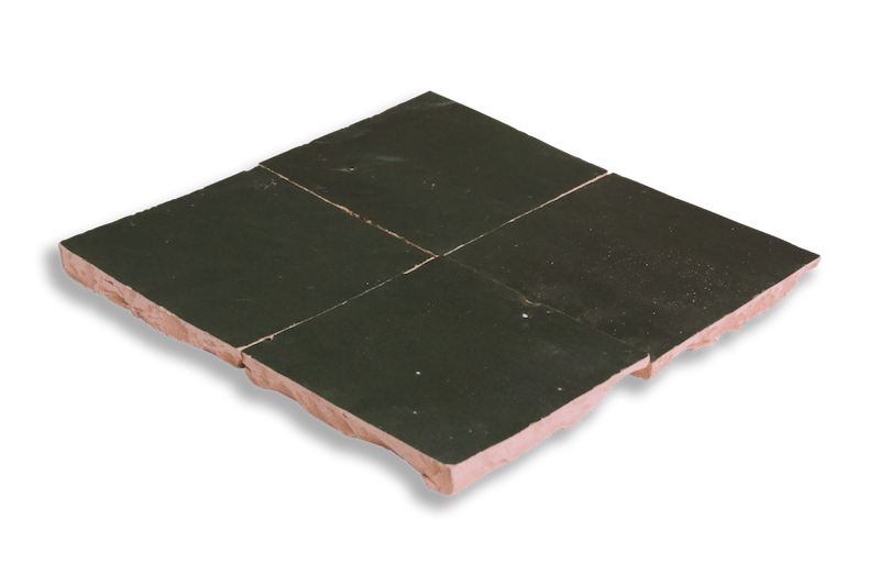 Medina Kelp Green Moroccan Zellige Square Tile