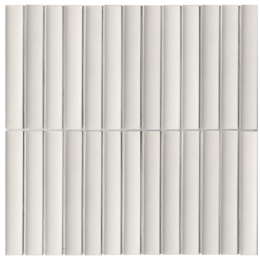 KYOTO WHITE MATTE JAPANESE LOOK KIT KAT MOSAIC TILE