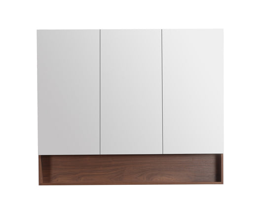 Clark Plywood Mirror Cabinet Mocha Oak Matte LK-CLMC1200-MO