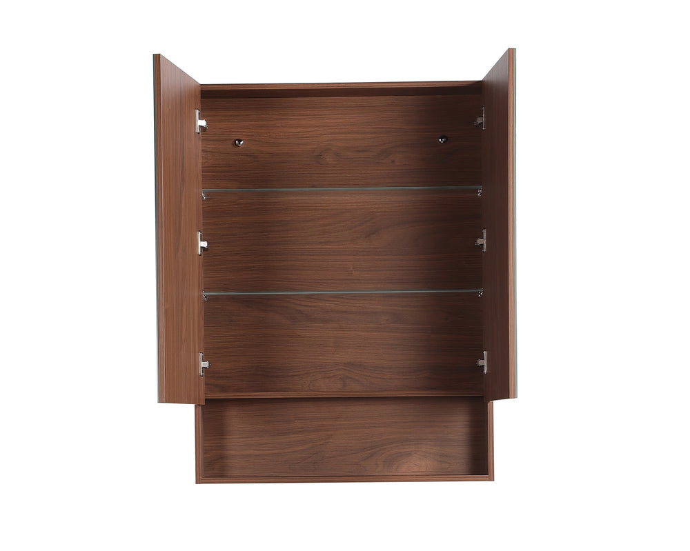 Clark Plywood Mirror Cabinet Mocha Oak Matte LK-CLMC750-MO