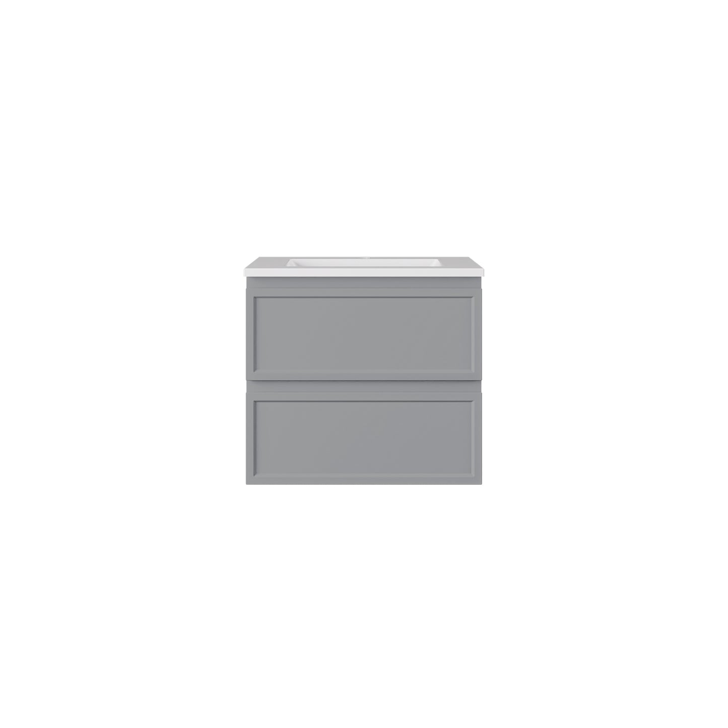 New Hamilton Federation Slim Wall Hung Cabinet Matte Grey LK-FH600NW-MG