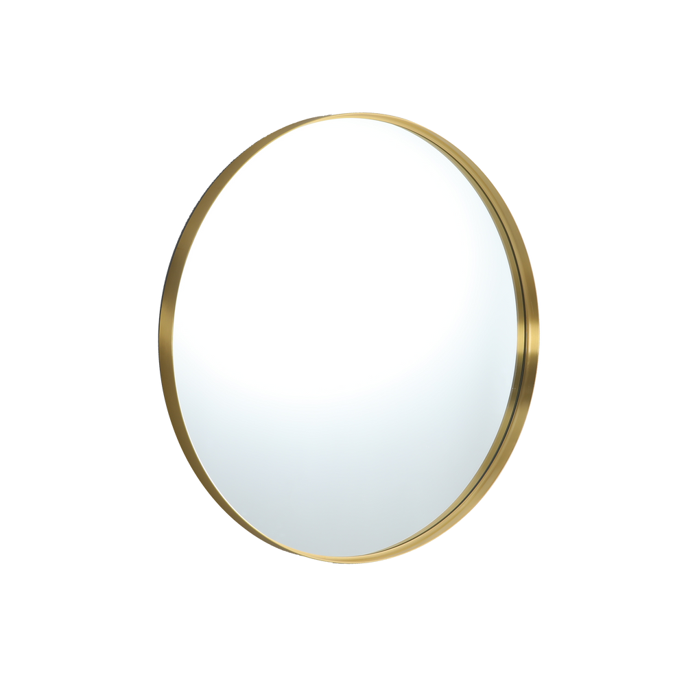 Lukka Bathware Orbis Frame Mirror Lk-Fm — Brushed Nickel, Wall Mirrors, Round