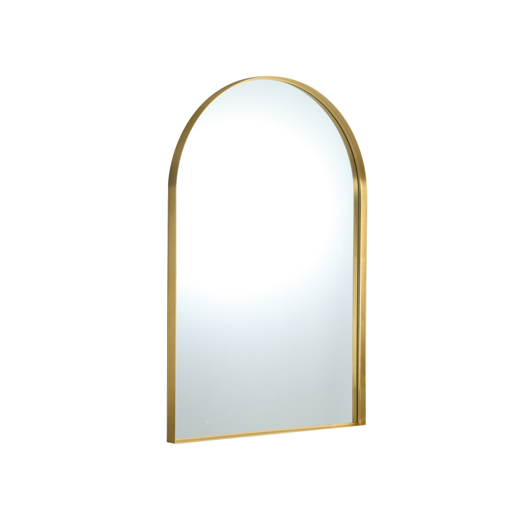 Lukka Bathware Arco Frame Mirror LK-FMAR6090 — Brushed Nickel, Wall Mirrors, Arch