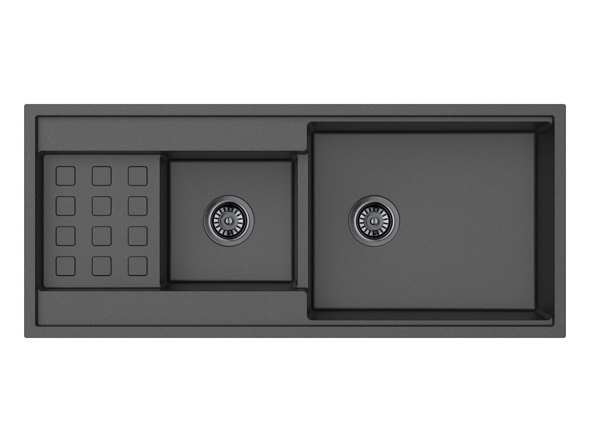 Gabrio Granite Work Station Sink LK-GDKS1160 — Granite Composite, Kitchen Sinks