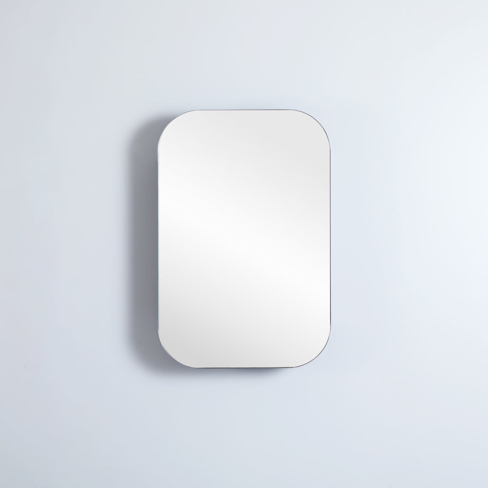 Allison Shaving Cabinet 400x900x155 LK-MASV4090 — Matte Black, Pill Shape Mirrors, Pill