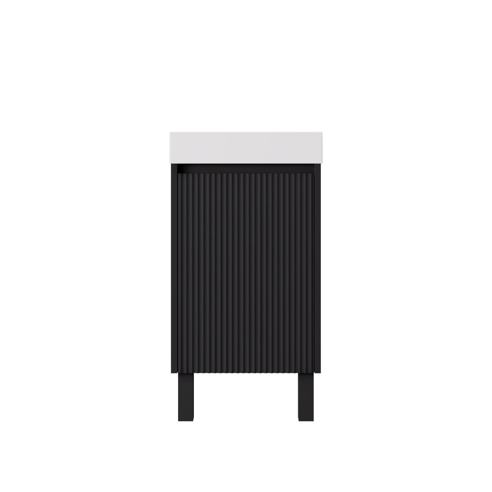 Crete Mini Free Standing PVC Cabinet on legs LK-MC42L-MB