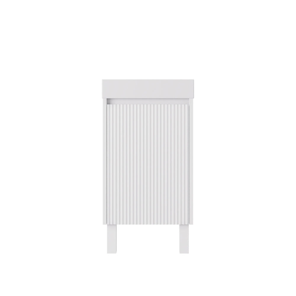 Crete Mini Free Standing PVC Cabinet on legs LK-MC42L-MW