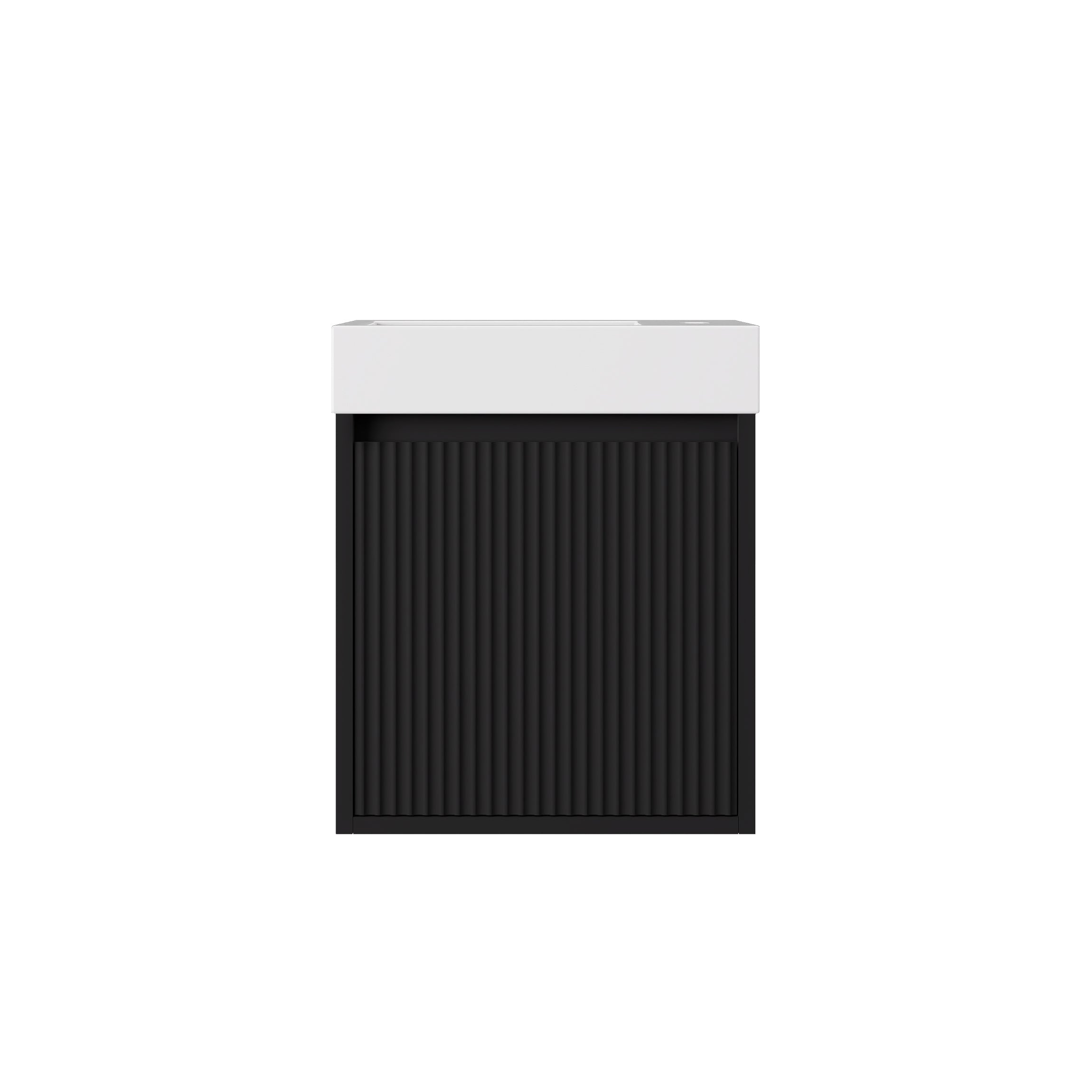 Crete Mini Wall Hung PVC Cabinet LK-MC42W-MB