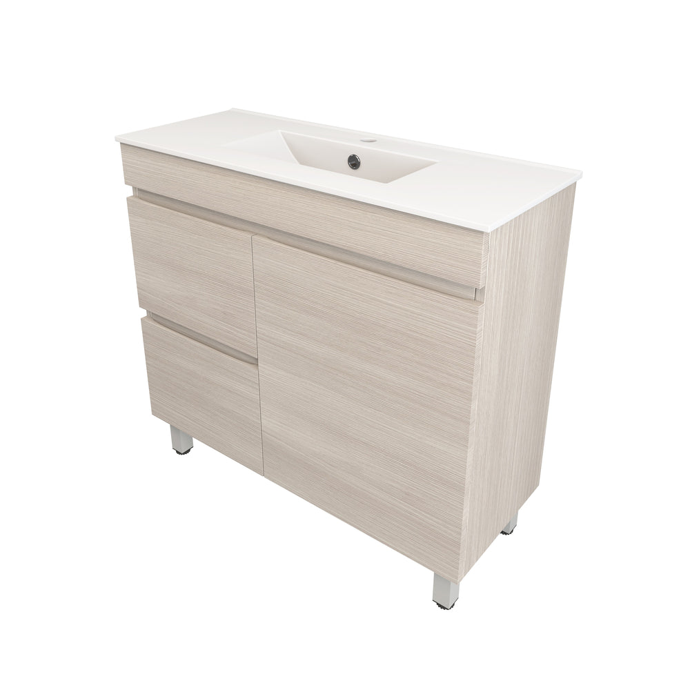 Camden Modern Free Standing Cabinet Coastal Oak LK-MC93LL-CO