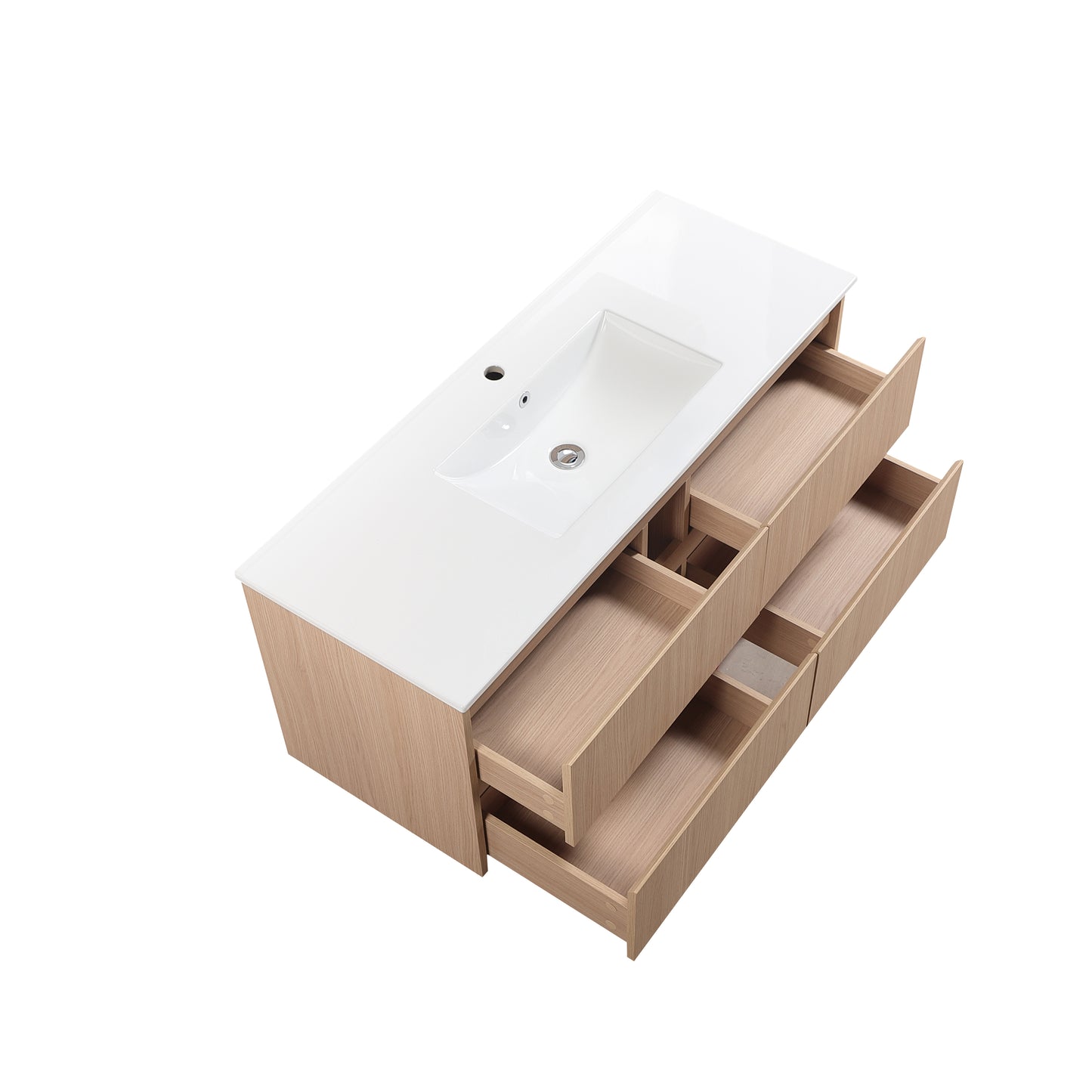 Gladstone Wall Hung Plywood Cabinet for Single bowl LK-MG1200W-SO