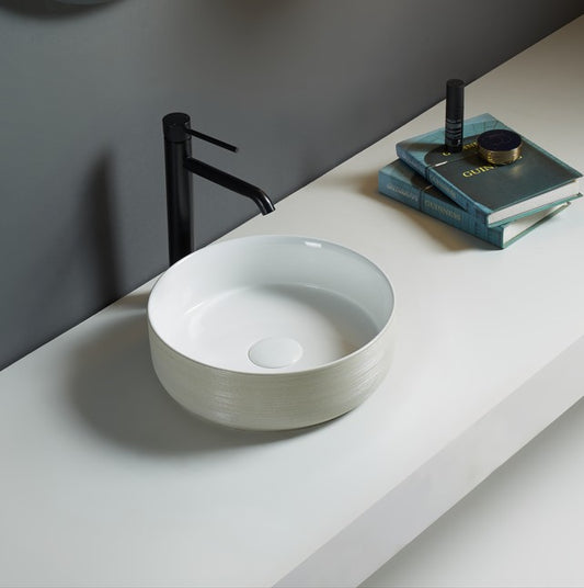 Ollia Fine Ceramic Above Counter Basin LK-OLA360-WC