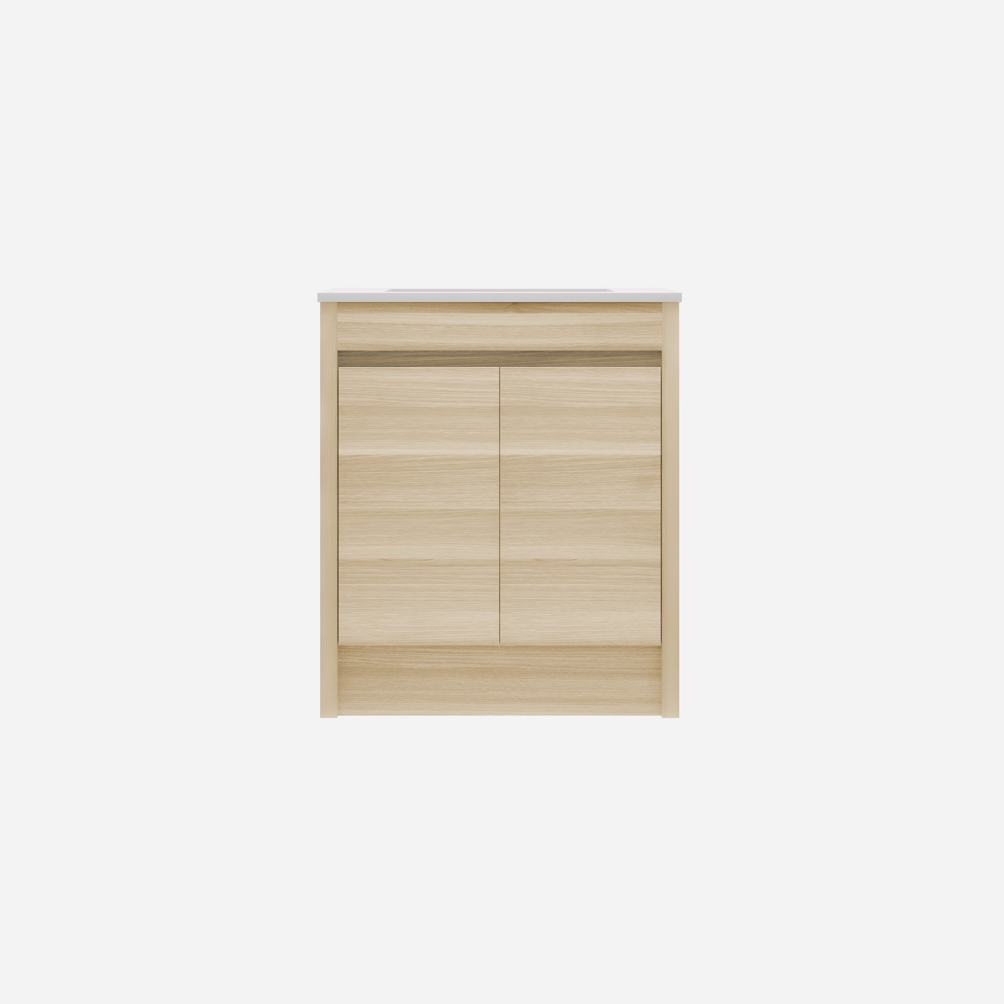 Pako Free Standing Vanity PVC Woodgrain Natural Oak Flat-pack LK-PK74L-OAK