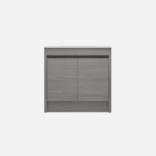 Pako Free Standing Vanity PVC Woodgrain Grey Oak Flat-pack LK-PK94L-OG
