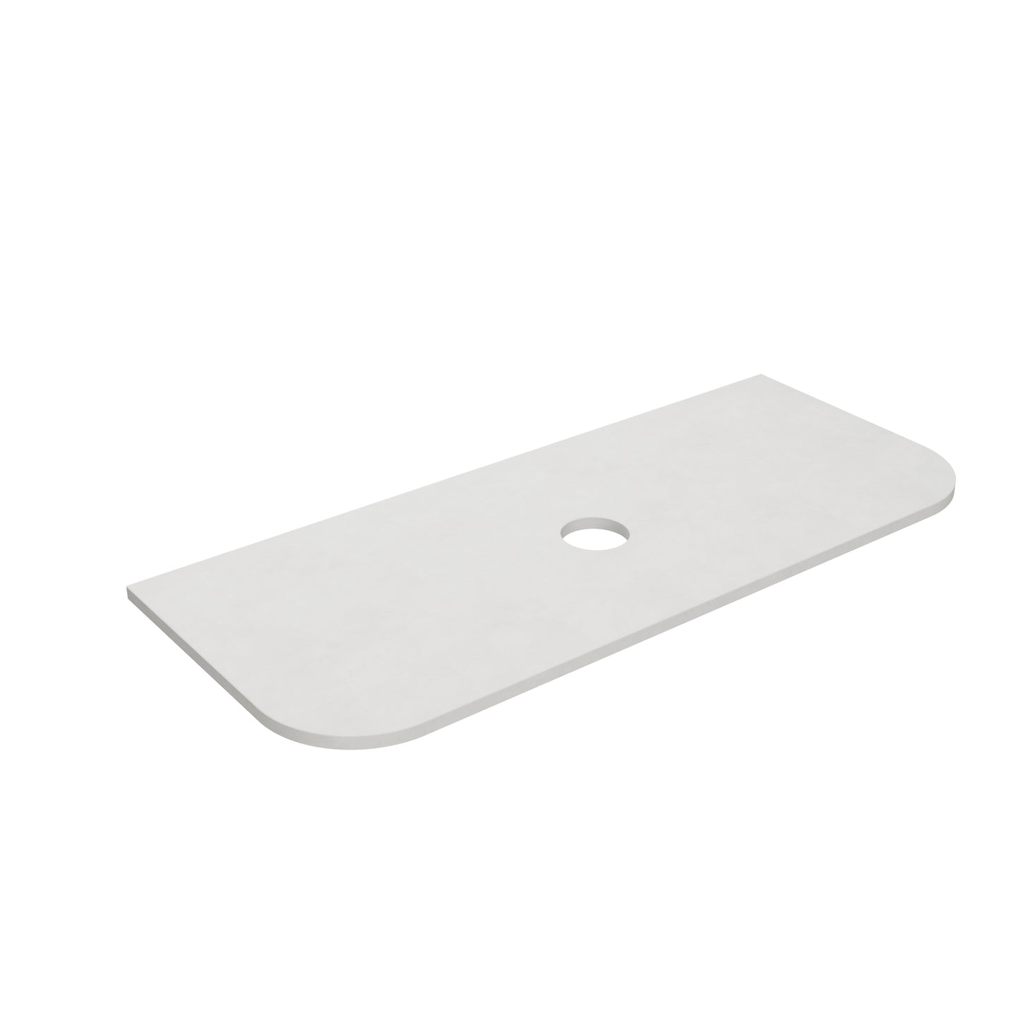 Blanco White (WG034) Zero Silica Engineer Stone Top – Curve LK-QBW