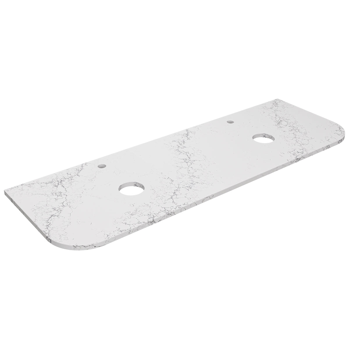 Calacatta White (WG486) Zero Silica Engineer Stone Top – Curve LK-QCW