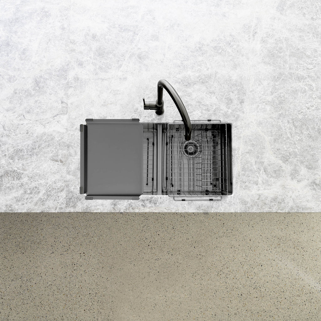 LAVELLO DISH DRAINING TRAY GUNMETAL BLACK